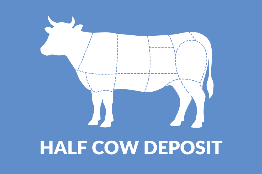 Pre-Order Half Cow for Farm Pickup ONLY (Deposit)