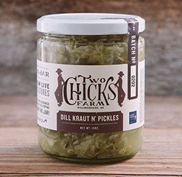 Two Chicks Farm Dill Kraut & Pickles